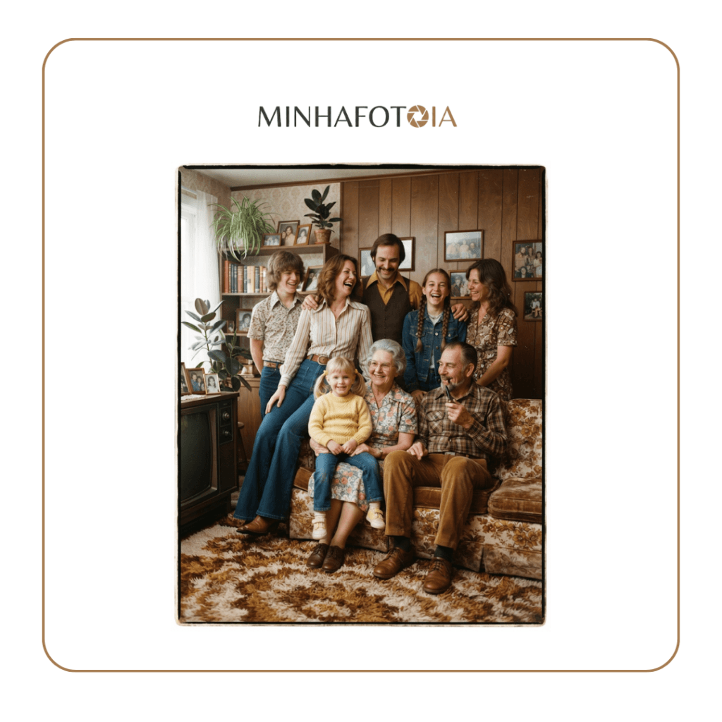 Prompt para Foto de Família - vintage - minhafotoia.com.br