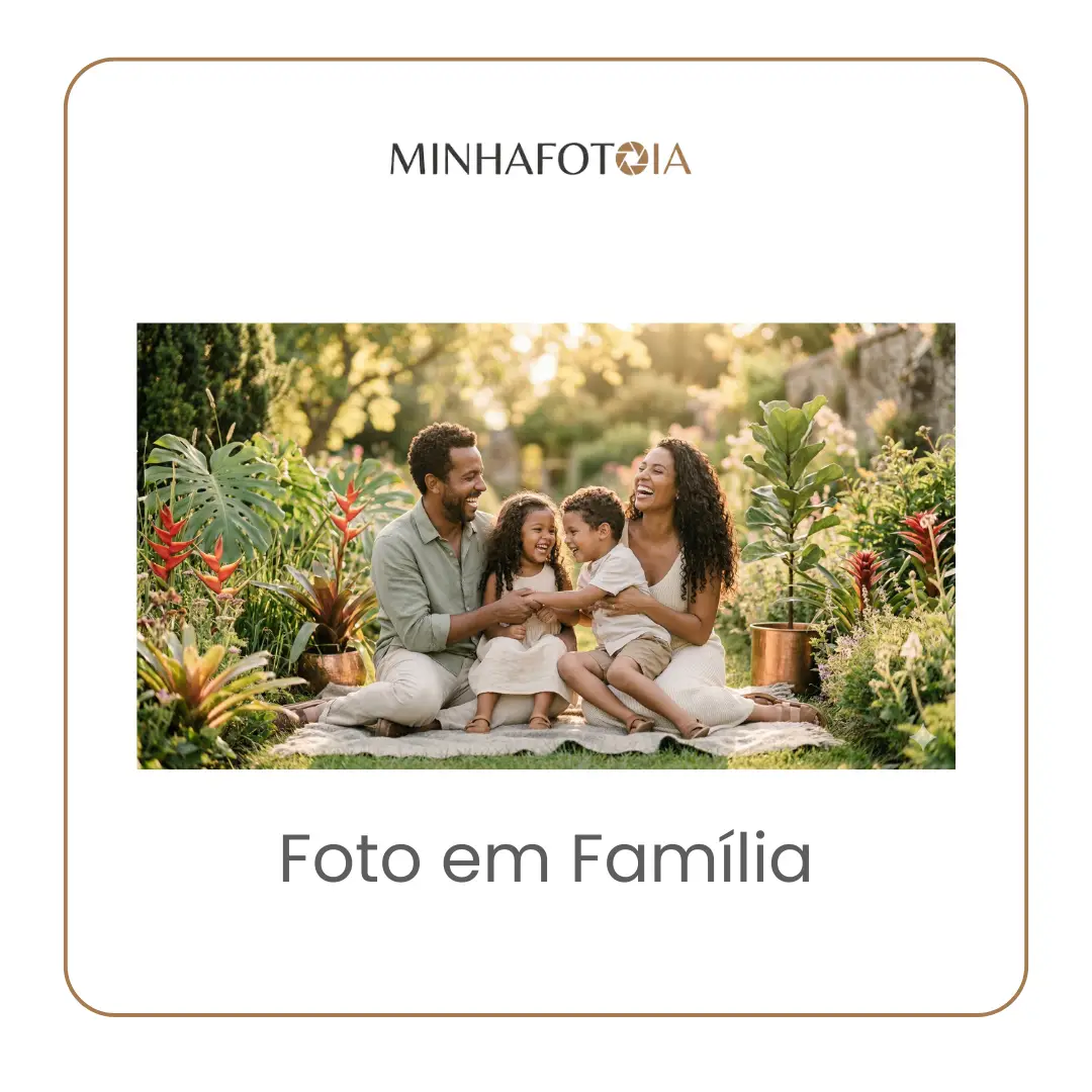 prompt para foto em familia - minhafotoia.com.br
