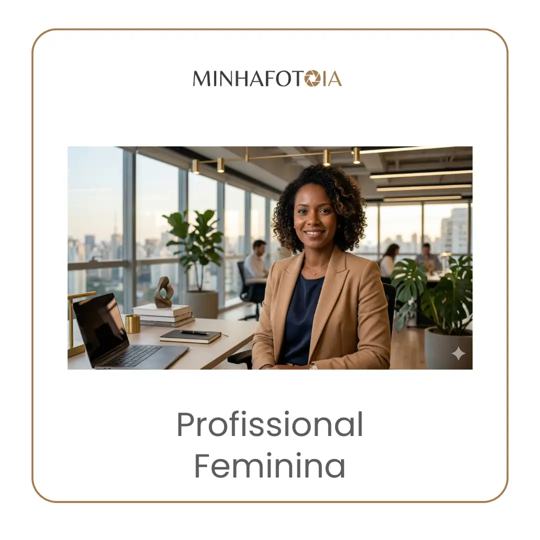 Prompt para foto profissional feminina - minhafotoia.com.br