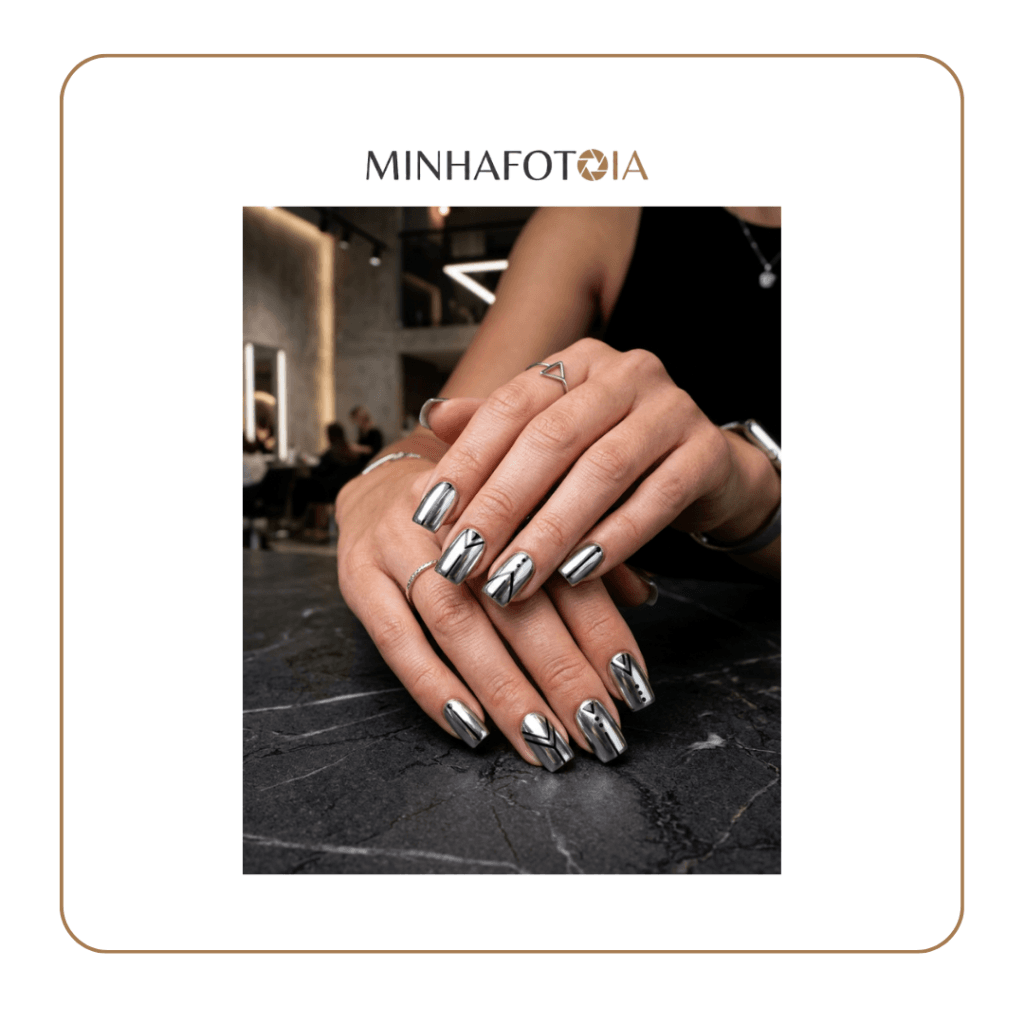 Prompt para Foto Profissional Nail Designer - Prompt Nail Art - minhafotoia.com.br