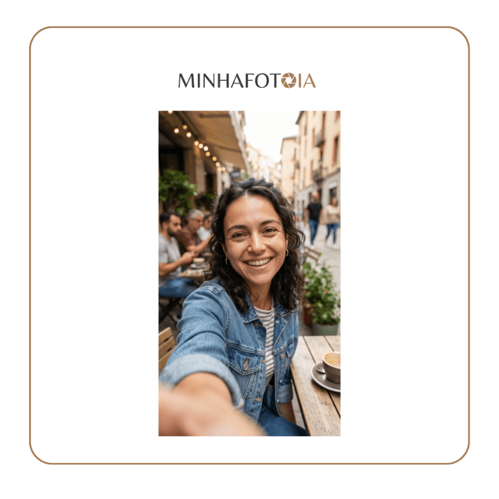 Prompt para Fotos Realistas - selfie realista - minhafotoia.com.br